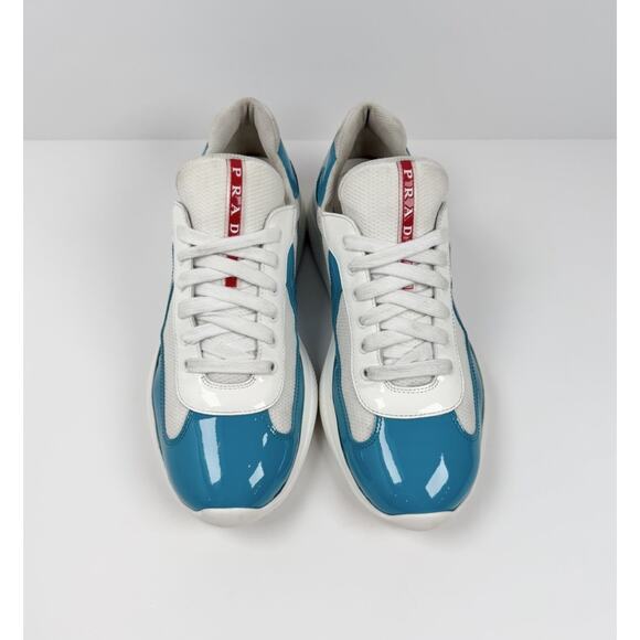 Size 8.5UK/9.5US - Prada Americas Cup Patent Leather Blue - Picture 3 of 8
